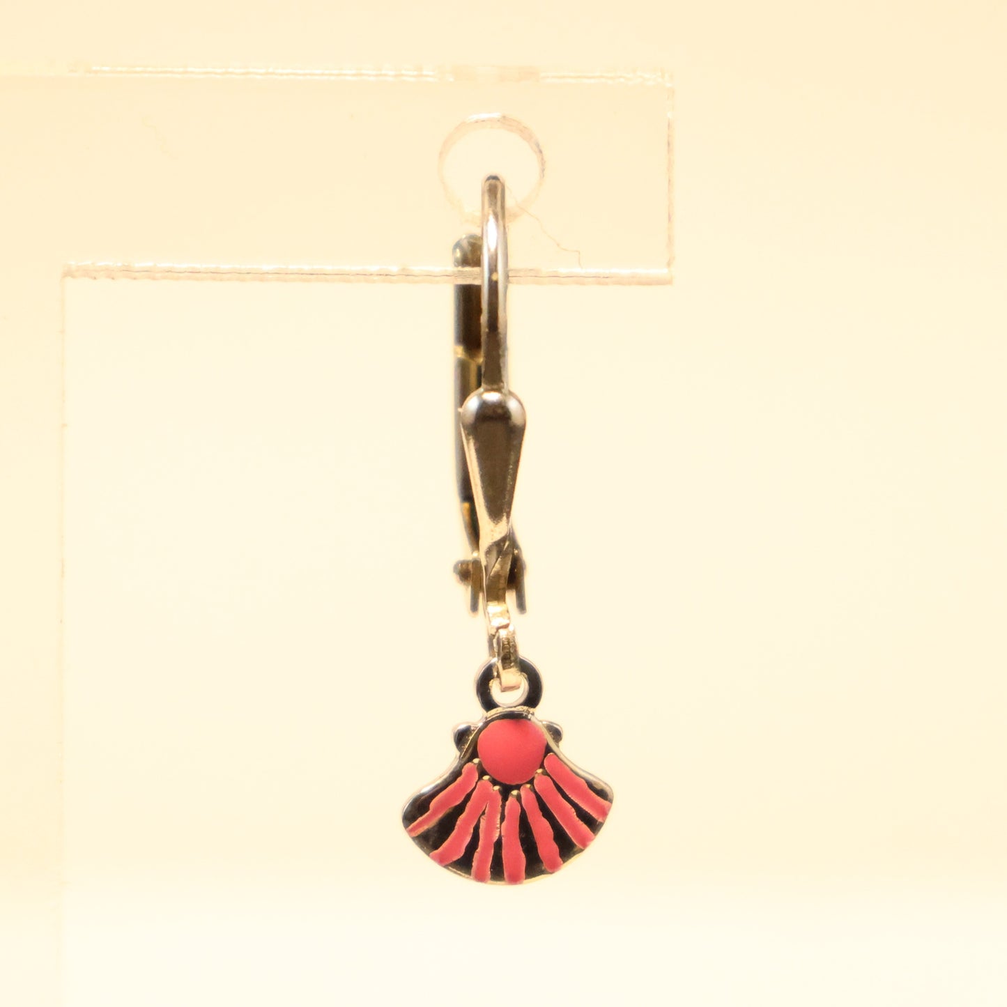 Zilveren Kids schelp hangoorbellen 403433