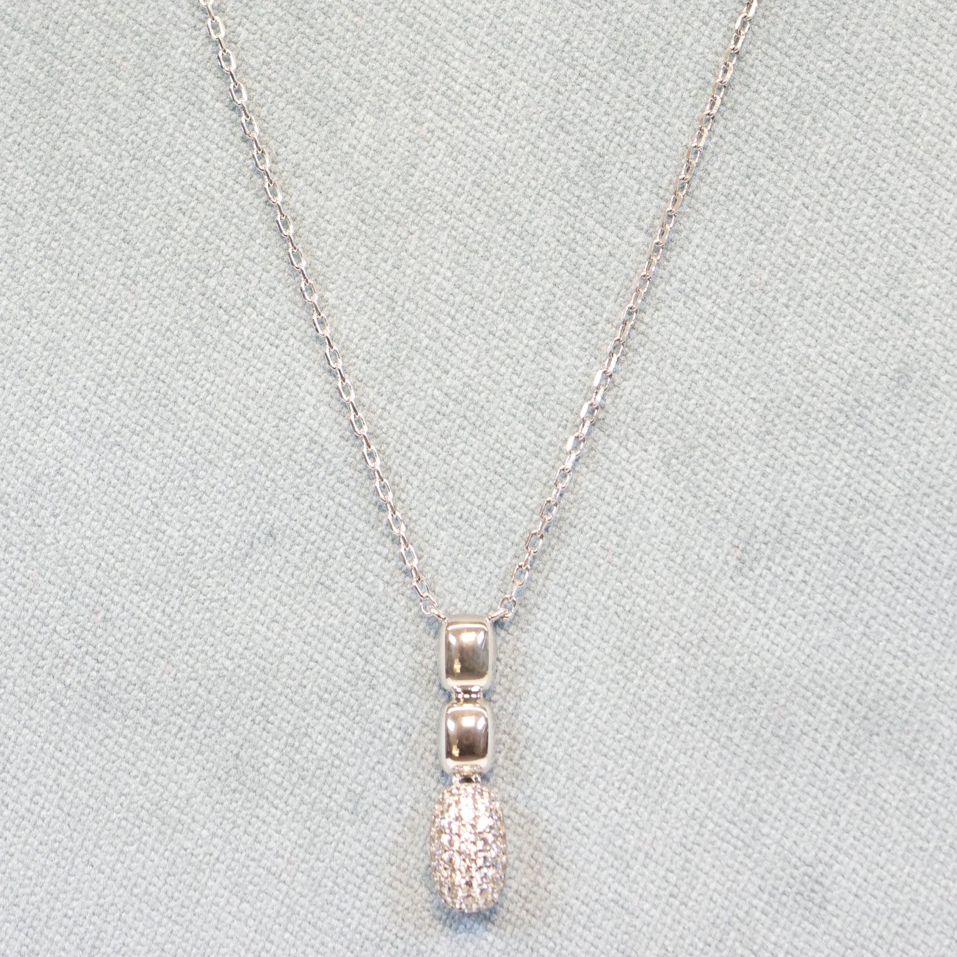 Naiomy silver zilveren ketting met tussenstuk N1D55