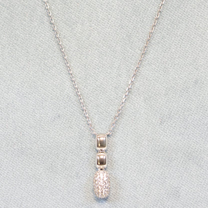 Naiomy silver zilveren ketting met tussenstuk N1D55