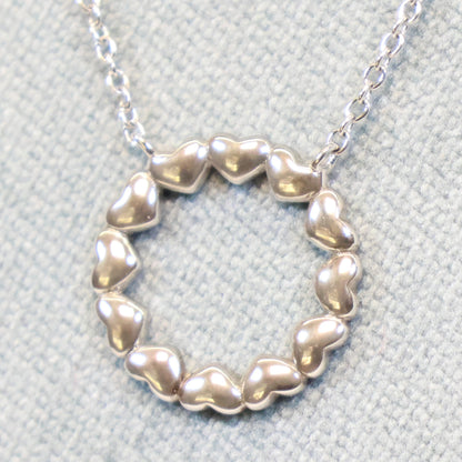 Naiomy Moments zilveren ketting met Hartjes B1N09