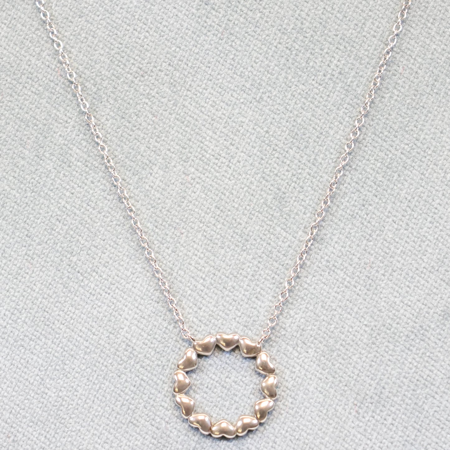 Naiomy Moments zilveren ketting met Hartjes B1N09