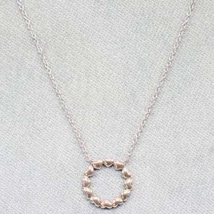 Naiomy Moments zilveren ketting met Hartjes B1N09