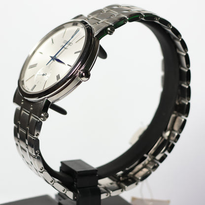 Seiko horloge srk033p1 Premier quartz silver