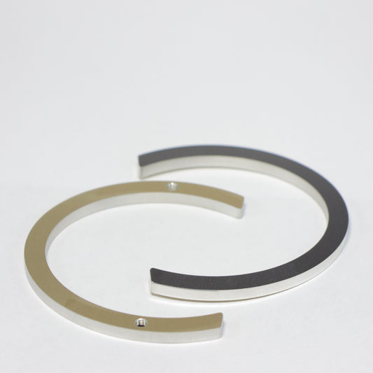 CLIC armband met goud accent A23G