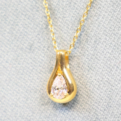 Naiomy silver 18karaat vergulde zilveren ketting met hanger N4R64