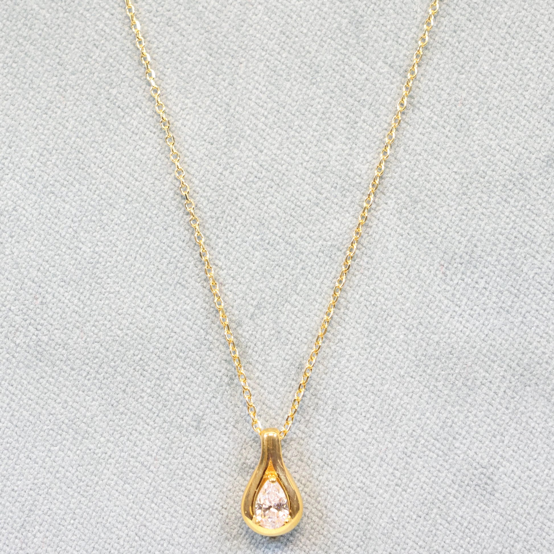 Naiomy silver 18karaat vergulde zilveren ketting met hanger N4R64