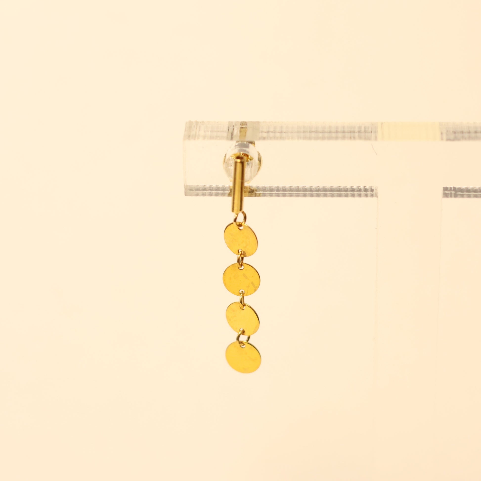 18KT gouden hangoorbellen 062123