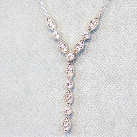 Naiomy Moments zilveren Ketting met tussenstuk B1F02