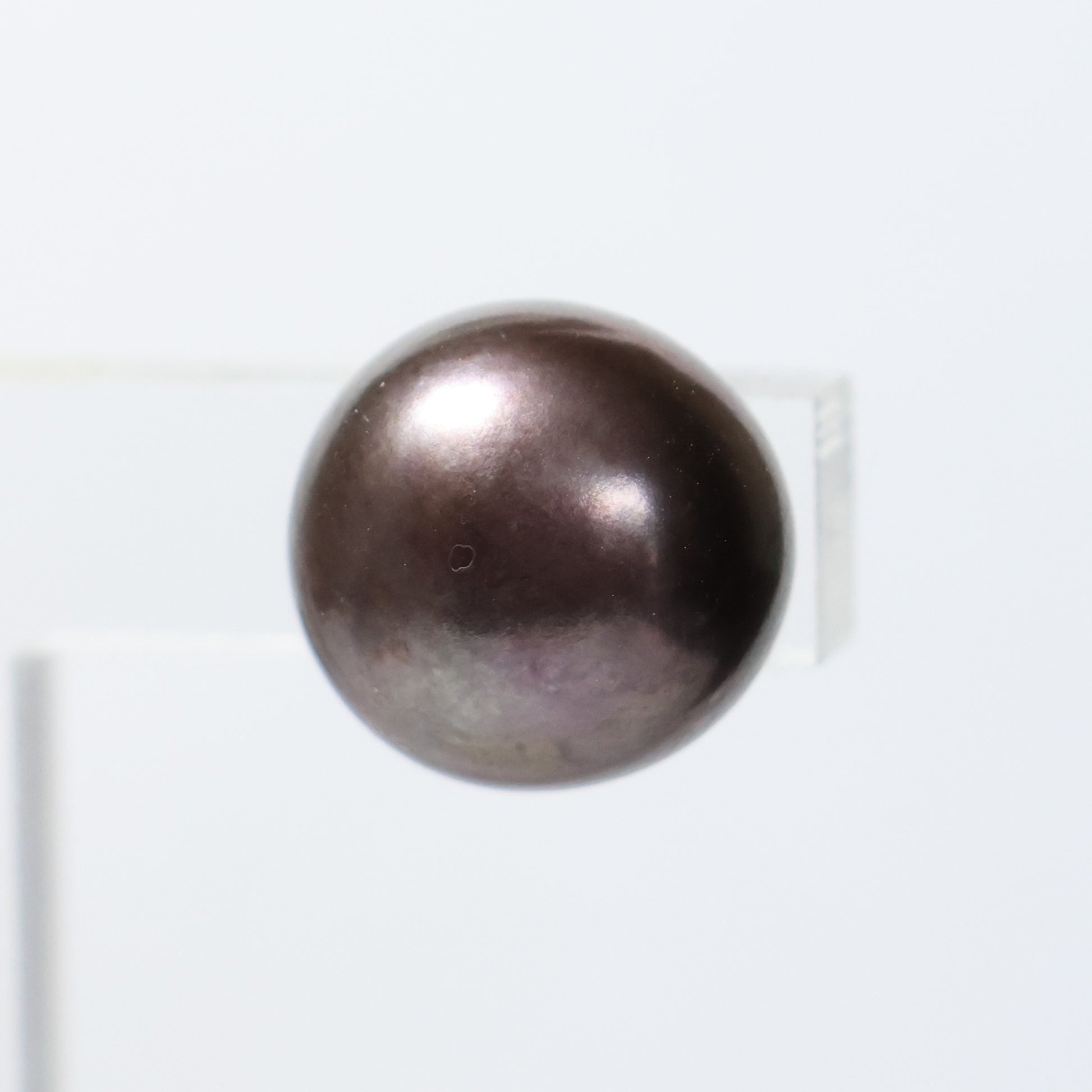 Parel oorbellen grijze biwa parel 12mm