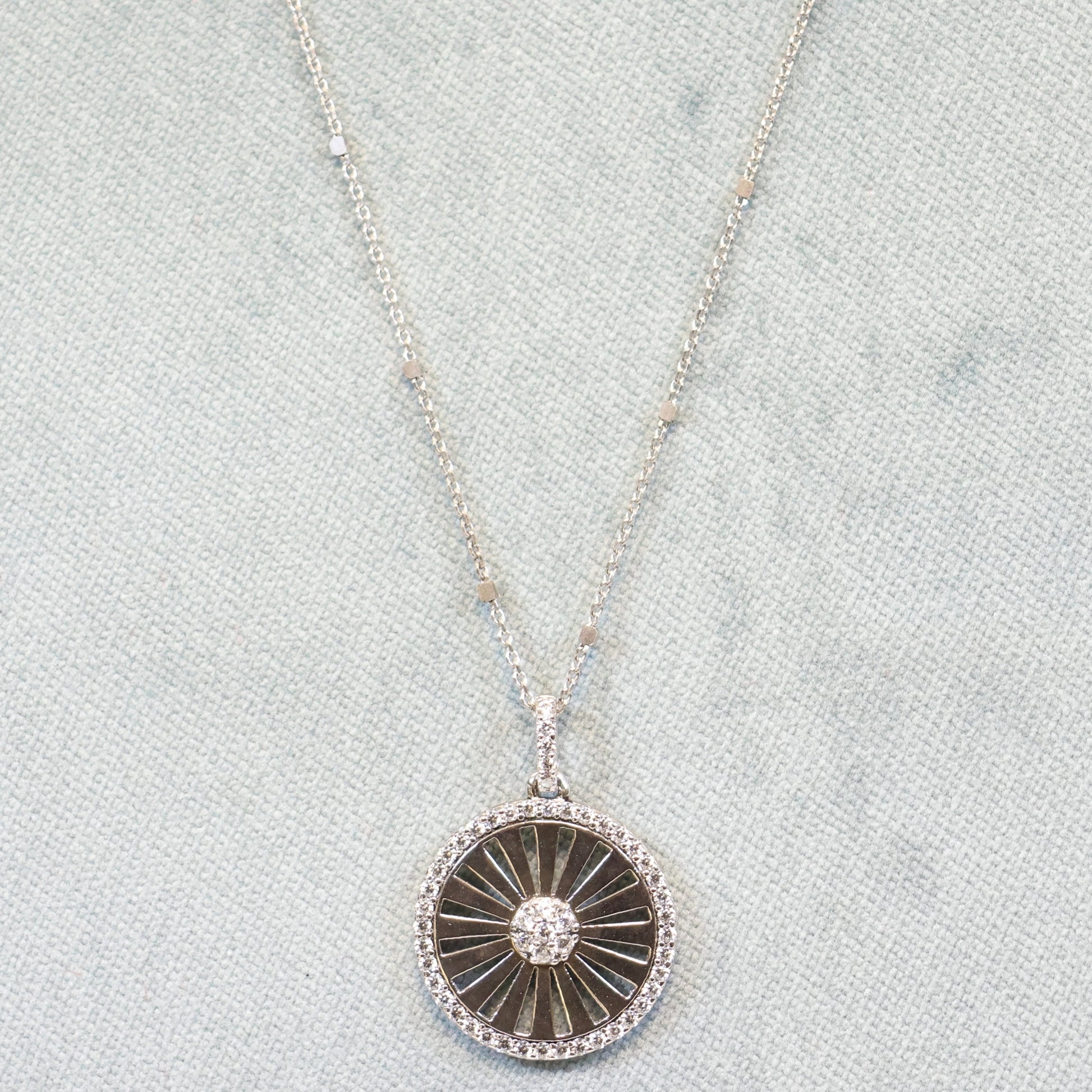 Naiomy silver zilveren ketting met hanger N7K05