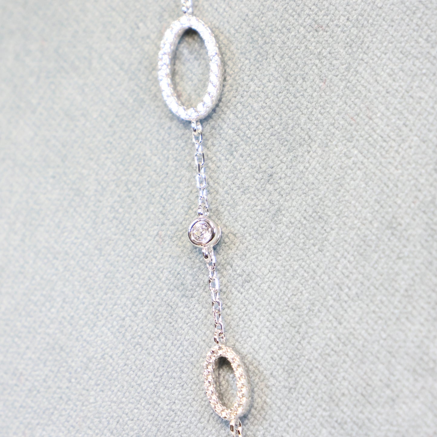 Naiomy silver zilveren ketting met tussenstukken N4S60