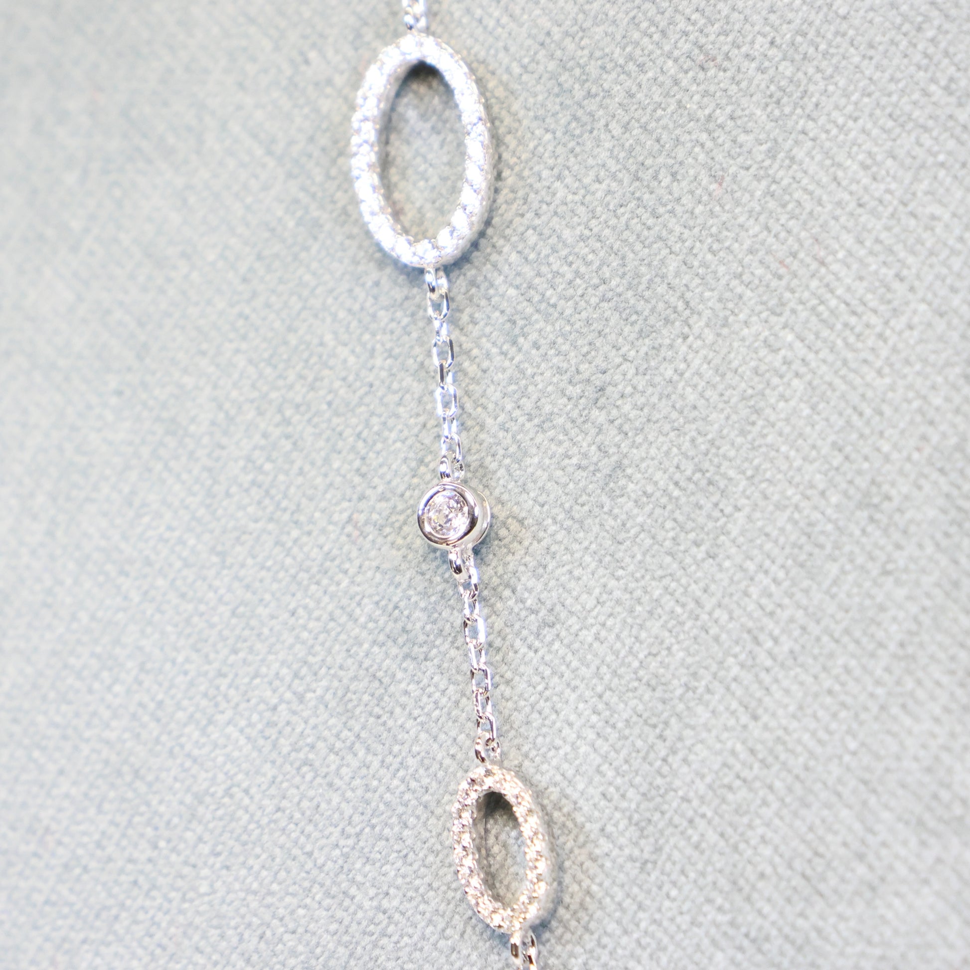 Naiomy silver zilveren ketting met tussenstukken N4S60