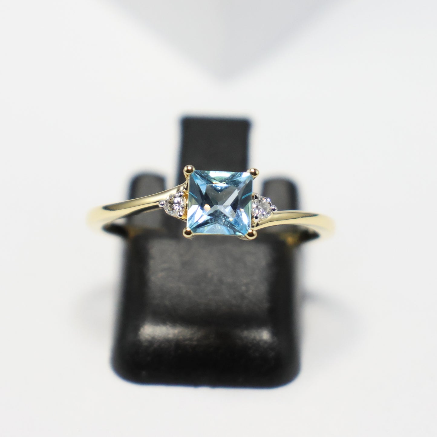 18KT geel gouden ring met topaas RS6643