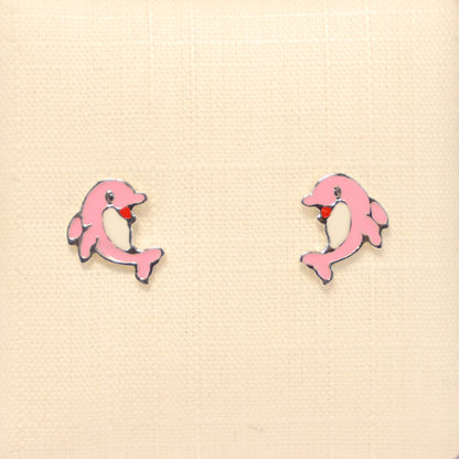 Naiomy Princess Dolfijn Oorbellen zilver PB099