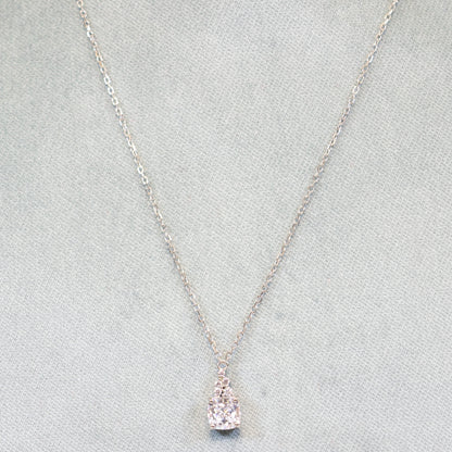 Naiomy silver zilveren ketting met Vierkante hanger N3Y55