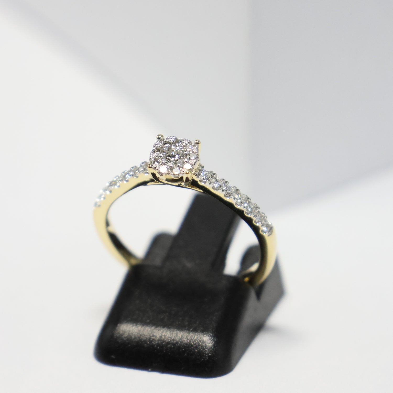 18KT geel gouden ring met briljant RS6649