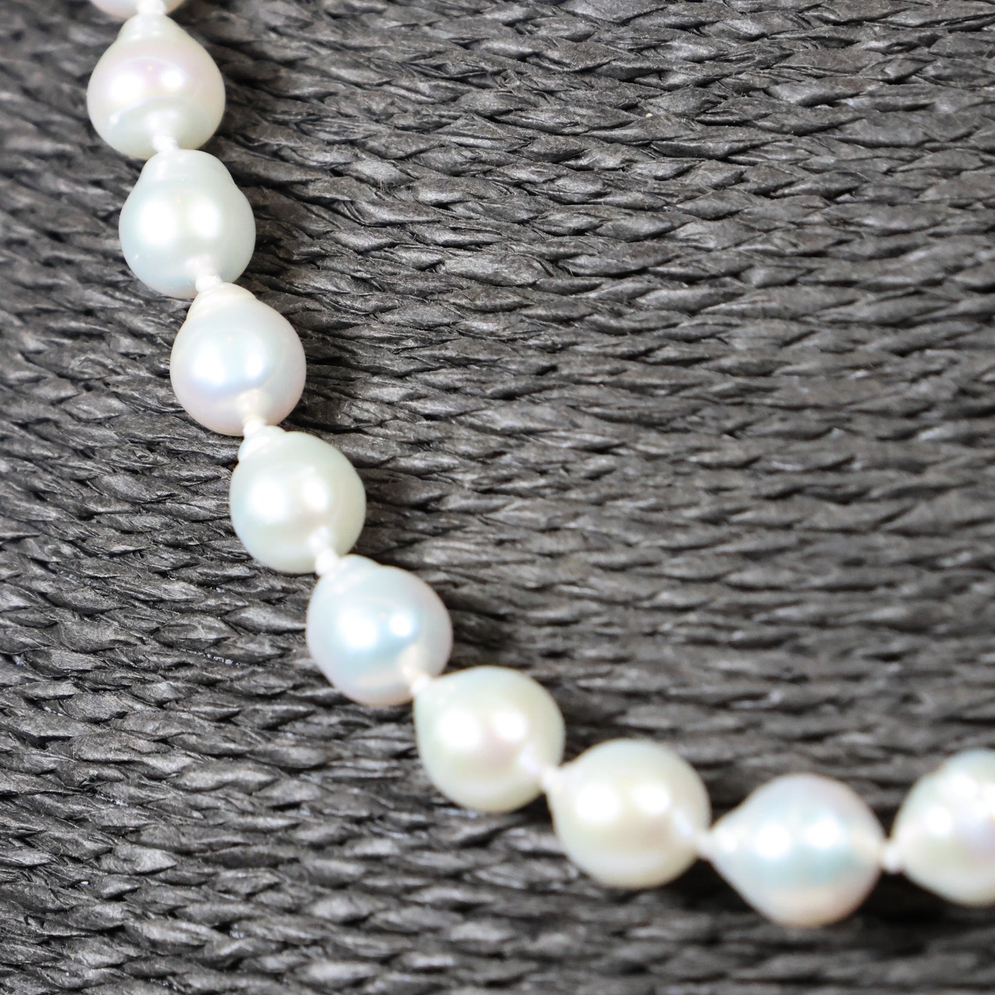 Parelketting 44cm 8mm zoetwaterparel zilveren slot 00946488