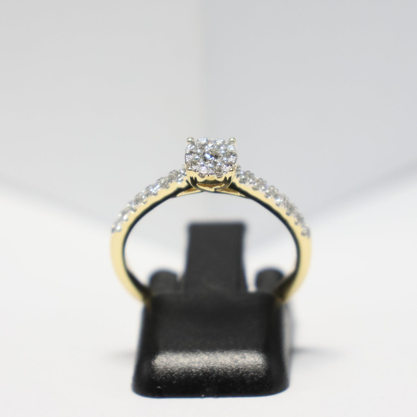 18KT geel gouden ring met briljant RS6649