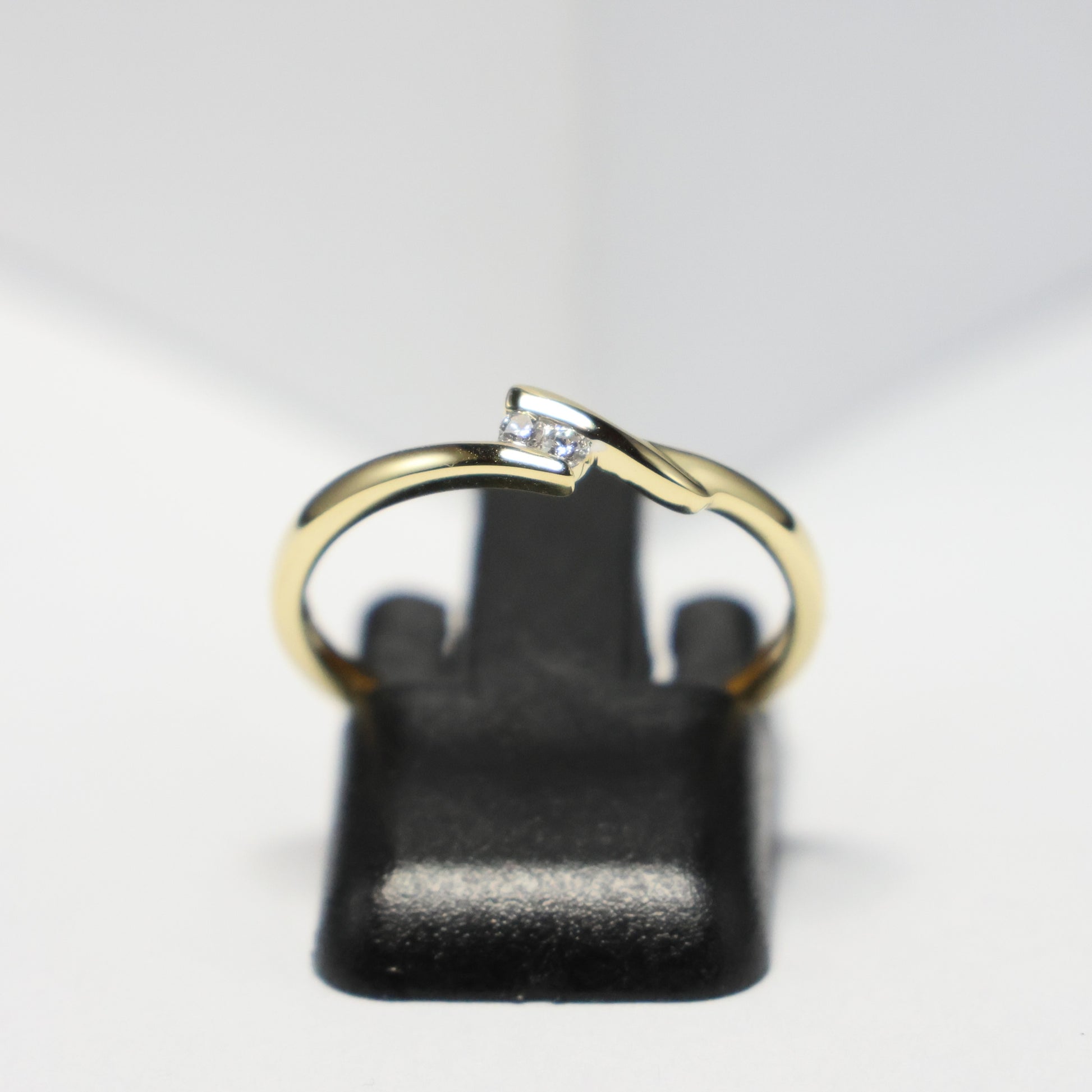 18KT geel gouden ring met briljant RS6661