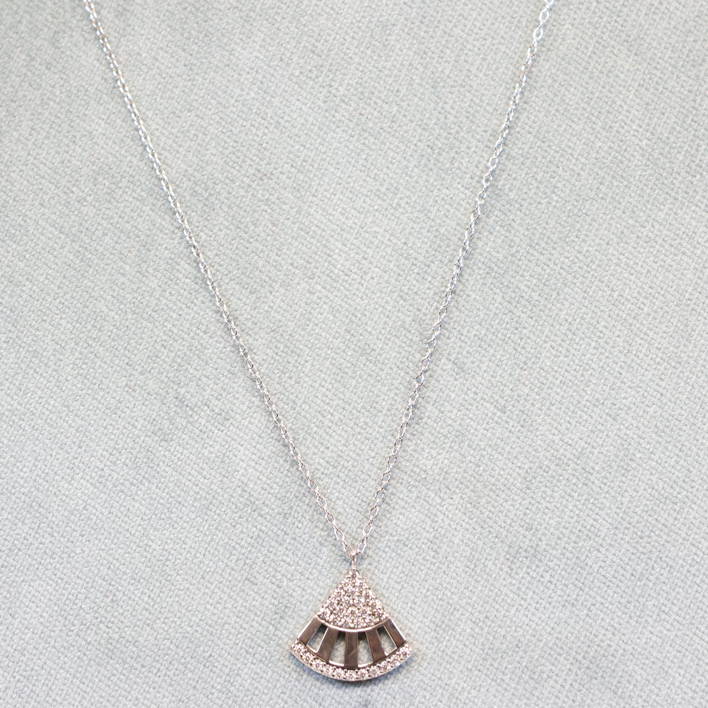 Naiomy silver zilveren ketting met tussenstuk N7K02