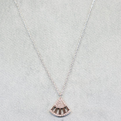 Naiomy silver zilveren ketting met tussenstuk N7K02