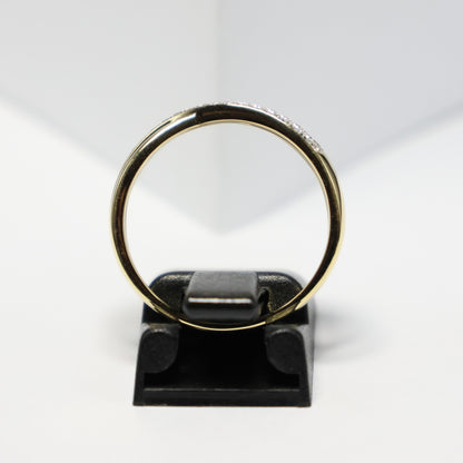 18KT geel gouden ring met briljant RS6656
