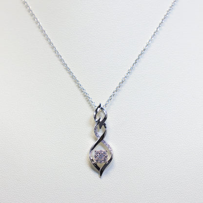 Naiomy zilveren ketting met schakel hanger N5O62