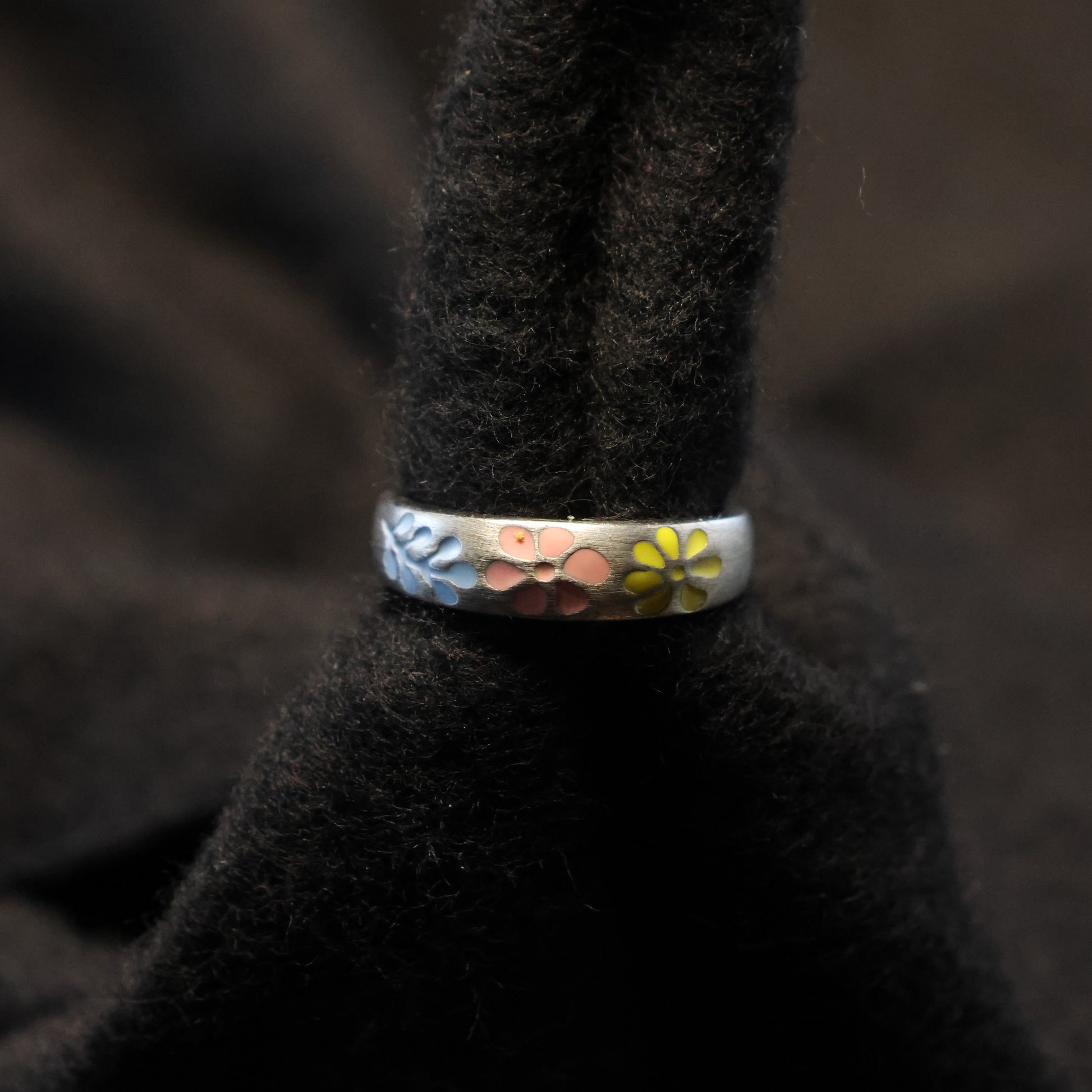 Zilveren Kids bloem ring 560101