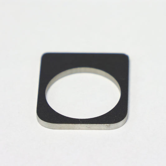 CLIC Aluminium ring gold maat: 60