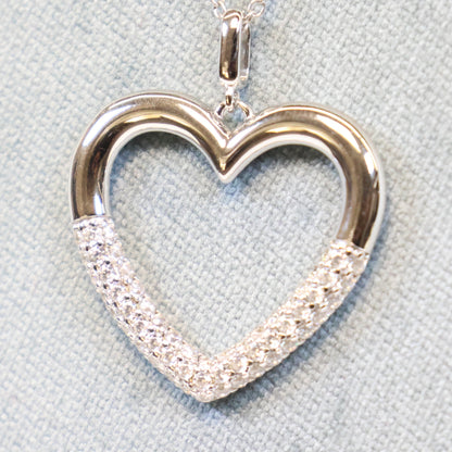 Naiomy Silver zilveren Halsketting met hartje N5E61