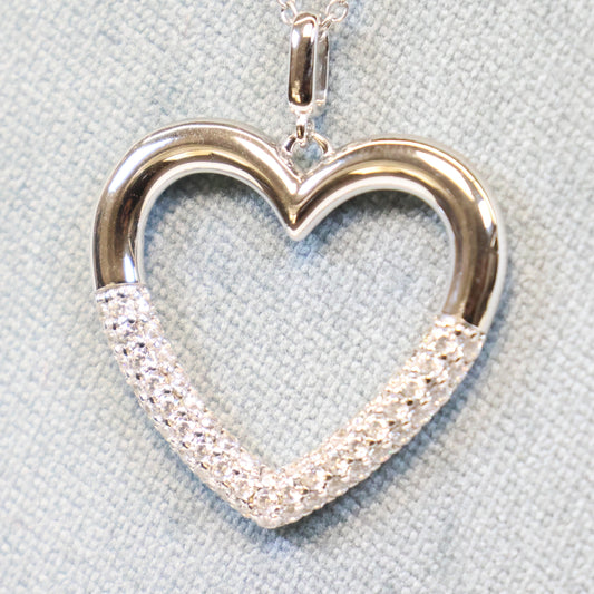 Naiomy Silver zilveren Halsketting met hartje N5E61