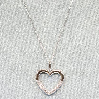 Naiomy Silver zilveren Halsketting met hartje N5E61