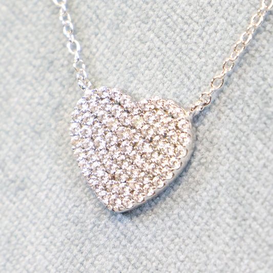 Naiomy Moments zilveren hartjes Ketting B1L01