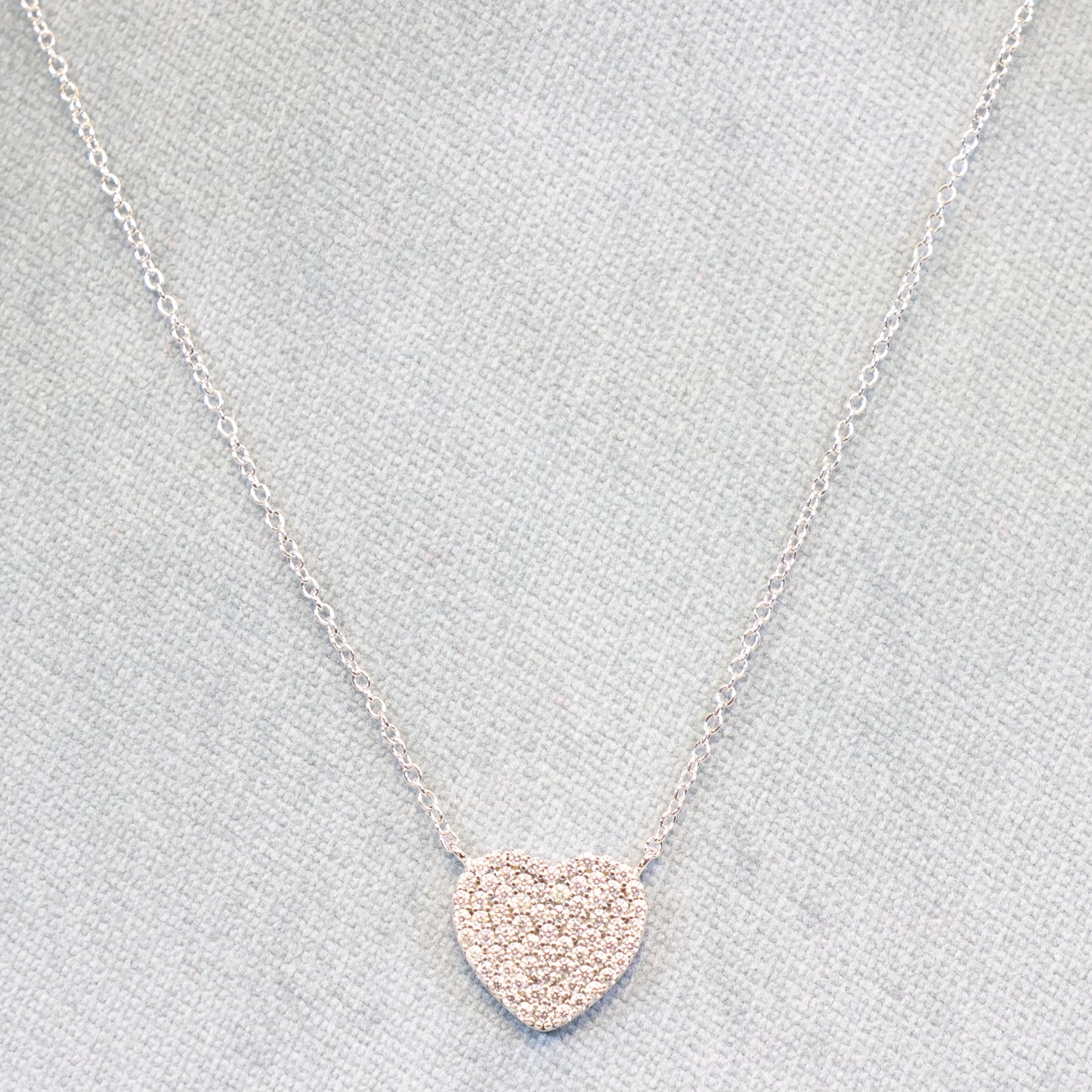 Naiomy Moments zilveren hartjes Ketting B1L01