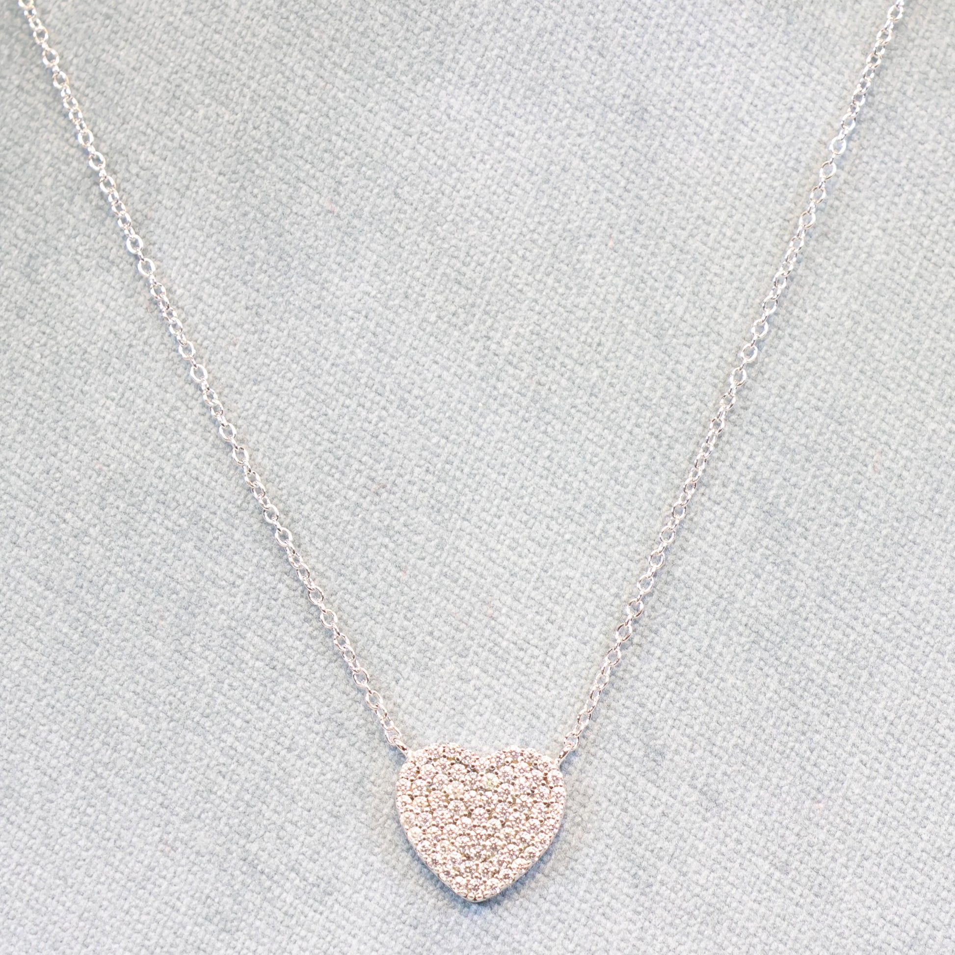 Naiomy Moments zilveren hartjes Ketting B1L01