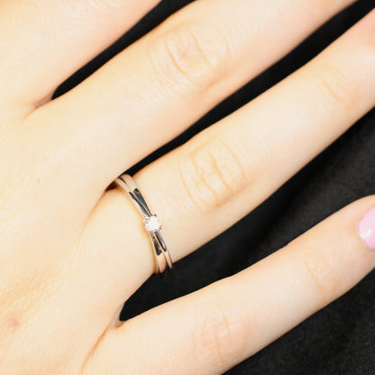 Naiomy Silver zilveren ring met zirconia steen N4K57