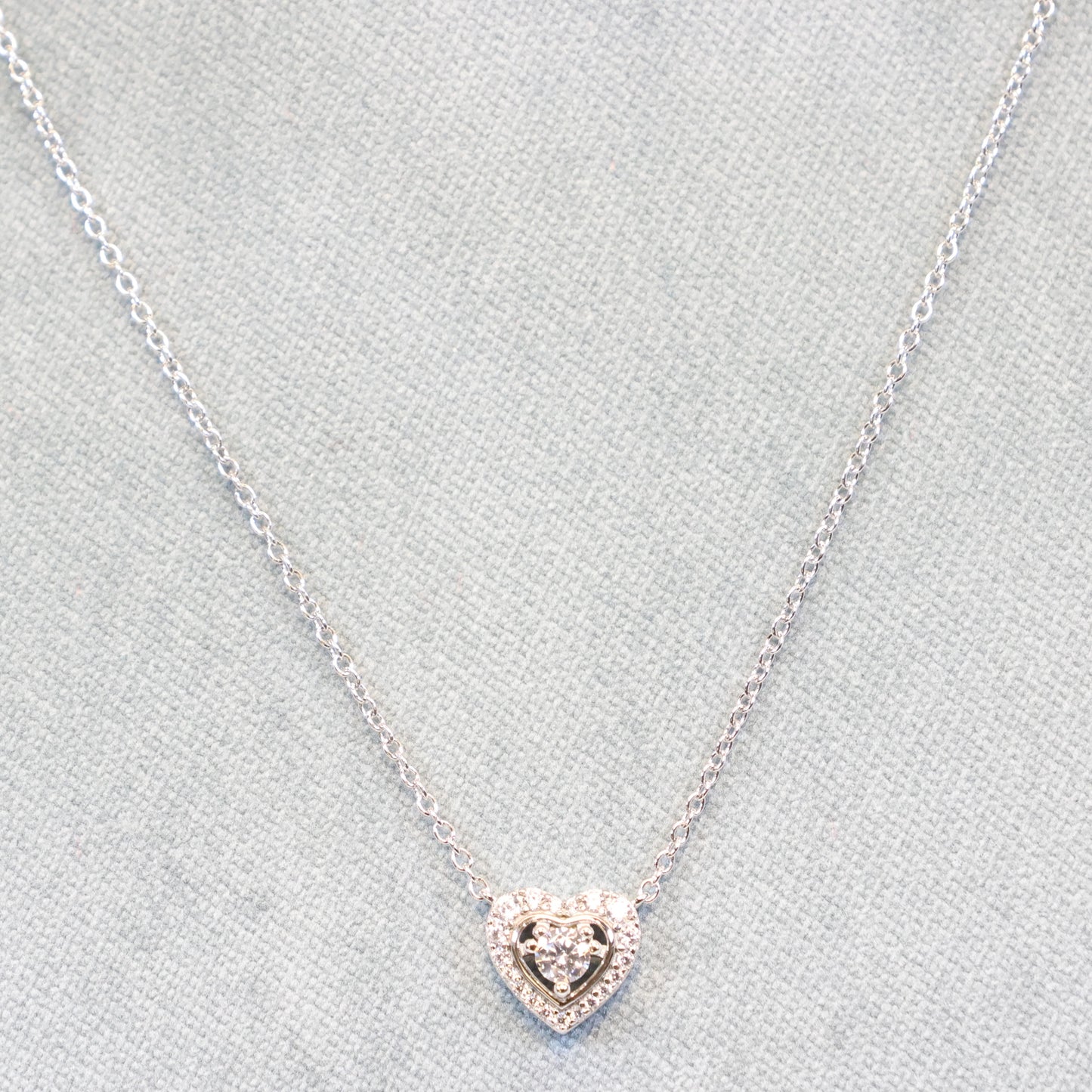 Naiomy Silver zilveren Halsketting met hartje N2X59