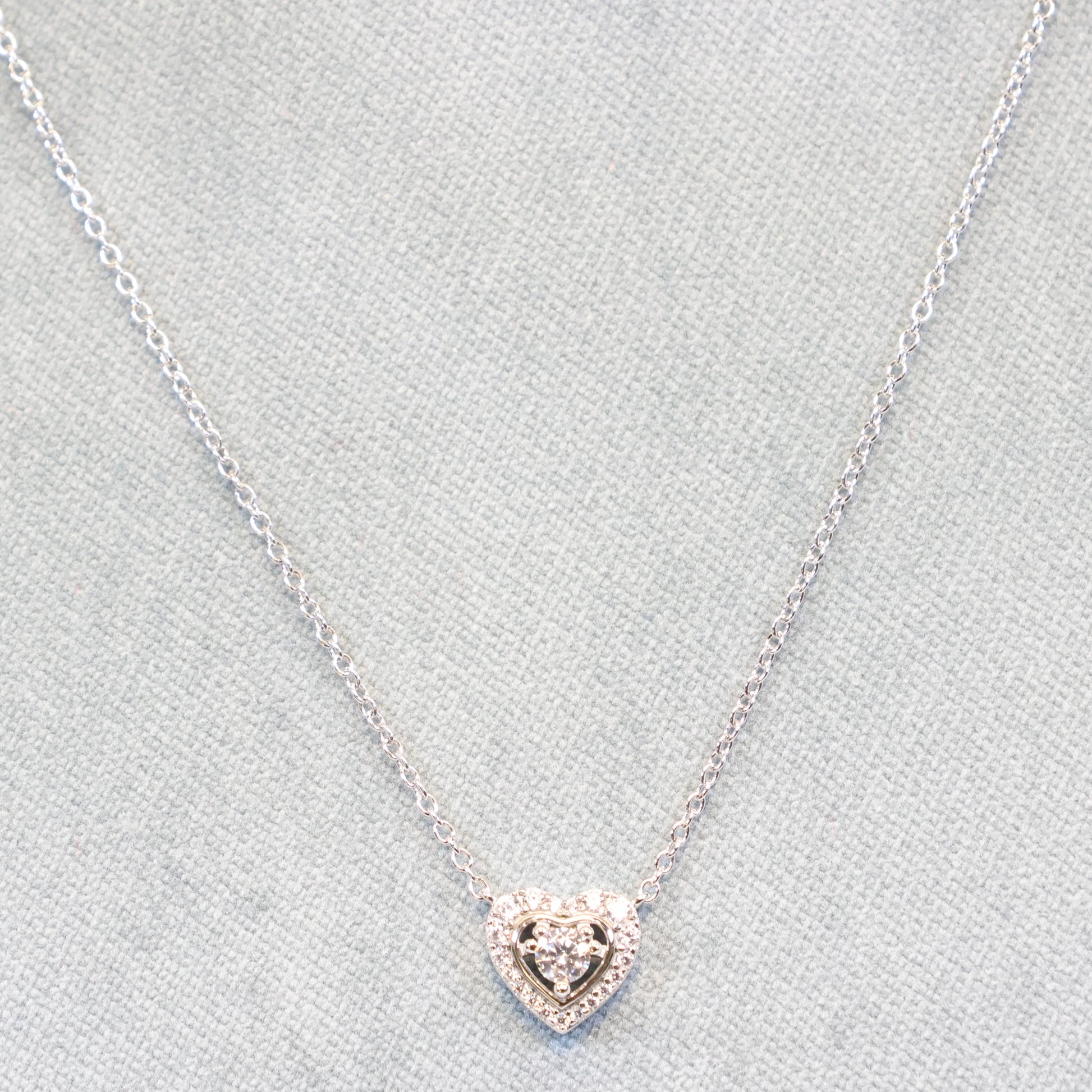 Naiomy Silver zilveren Halsketting met hartje N2X59