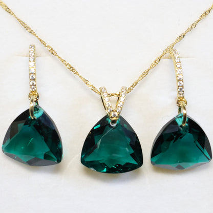 Spark 18karaat vergulde Zilveren Oorbellen met Swarovski kristallen KCG643414EM