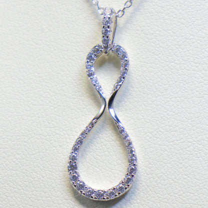 Naiomy zilveren ketting met infinity hanger N5B58