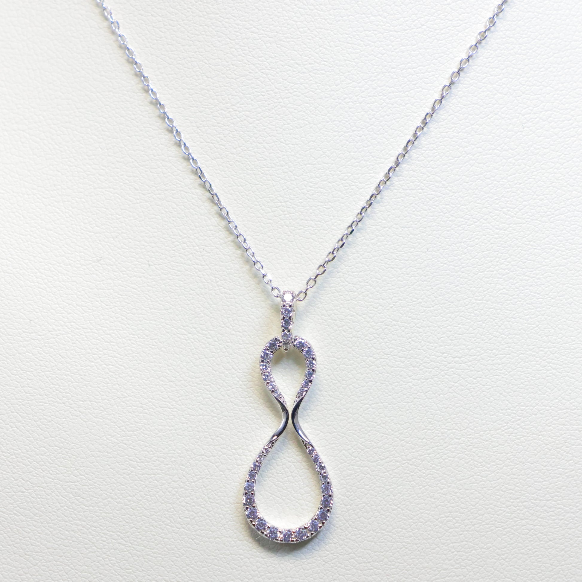 Naiomy zilveren ketting met infinity hanger N5B58