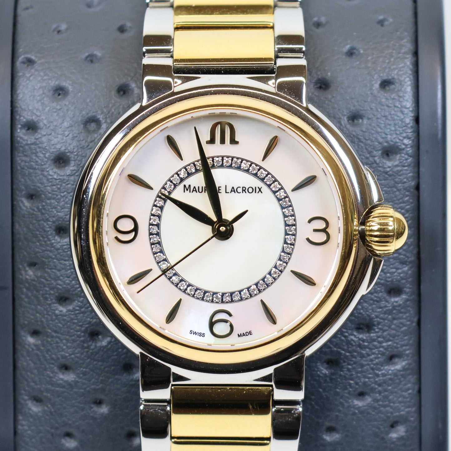Maurice Lacroix FIABA Date 32mm 46 Diamonds FA1104-SSY13-B20-1