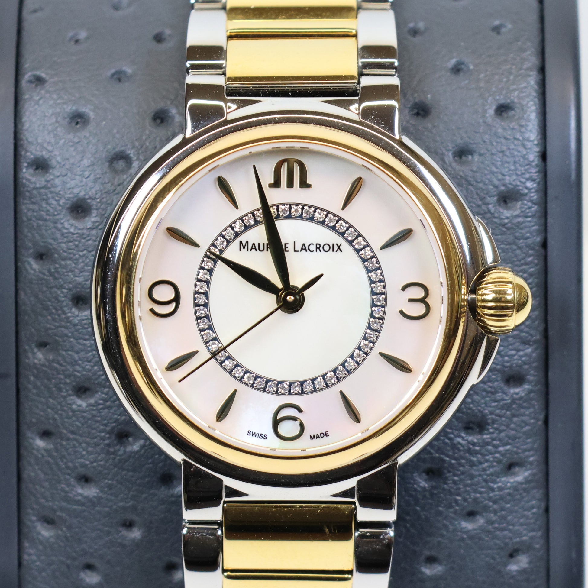 Maurice Lacroix FIABA Date 32mm 46 Diamonds FA1104-SSY13-B20-1