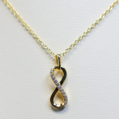 Naiomy zilveren ketting met infinity hanger N5G58