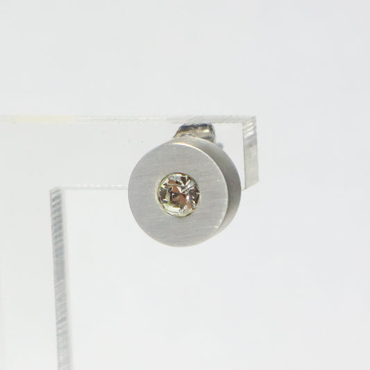 CLIC oorbellen O29 cirkel met steen