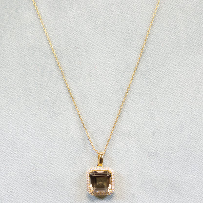 Naiomy silver vergulde zilveren ketting met hanger N2P55