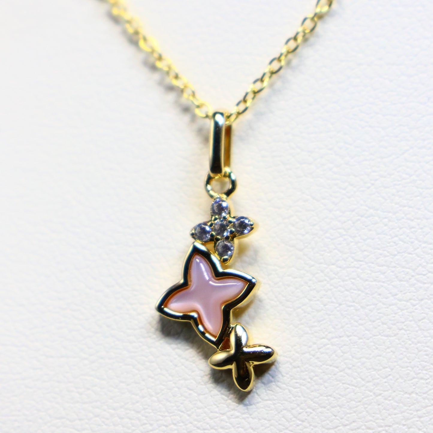 Naiomy zilveren ketting met sterretjes hanger N5G52