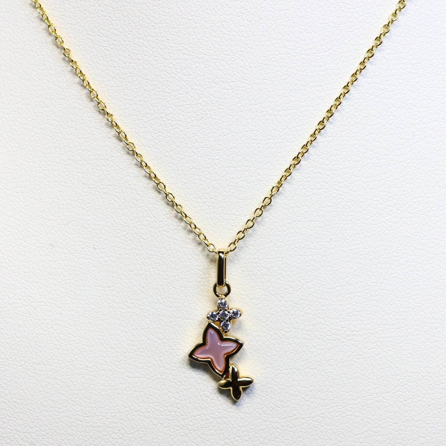 Naiomy zilveren ketting met sterretjes hanger N5G52