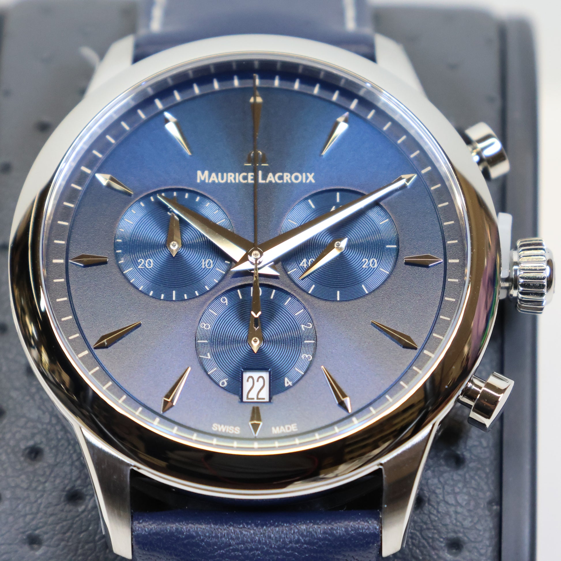 Maurice Lacroix horloge 1975 Quartz Chronograph 40mm 751038-SS001-430-4