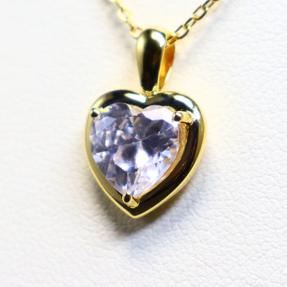 Naiomy zilveren ketting met hartje hanger N5M68
